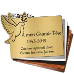 Plaque Funéraire gravée