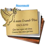 Plaque Funéraire gravée