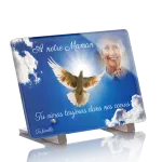 Plaque funéraire plexiglas