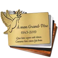 Plaque Funéraire gravée