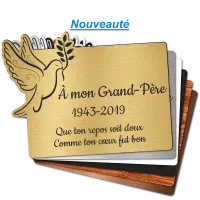 Plaque Funéraire gravée
