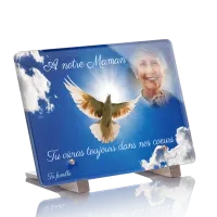 Plaque funéraire plexiglas