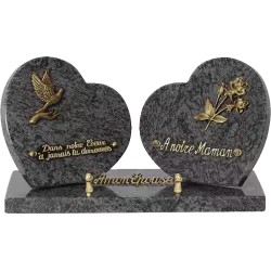 Plaque funéraire granit