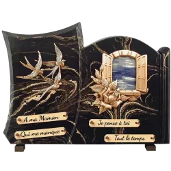 Plaque funéraire granit