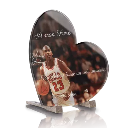 Une plaque de cimetière moderne et innovante Le Coq Funéraire