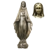 Ornement Funéraire Vierge Marie 38cm en Bronze Composite Ornement Funéraire Vierge Marie 38cm en Bronze Composite