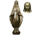 Ornement Funéraire Vierge Marie 2 38cm en Bronze Composite Ornement Funéraire Vierge Marie 2 38cm en Bronze Composite