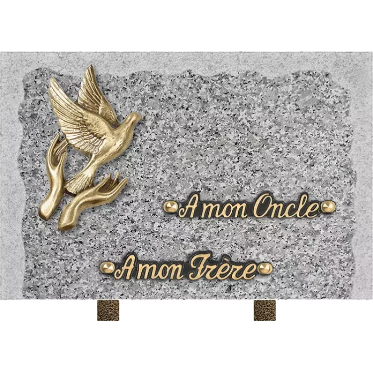 Plaque Funéraire Personnalisable 16.3x3.4cm - Motif Rose, Acrylique, 5 Couleurs, Adhésif 3M