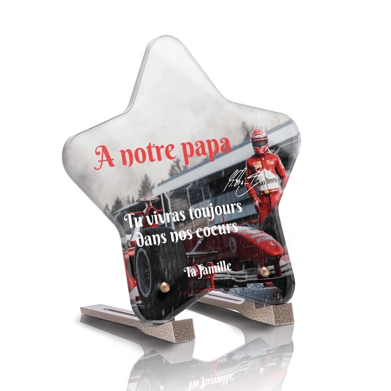 Plaque Funéraire Etoile Michael Schumacher Plaque Funéraire Etoile Michael Schumacher