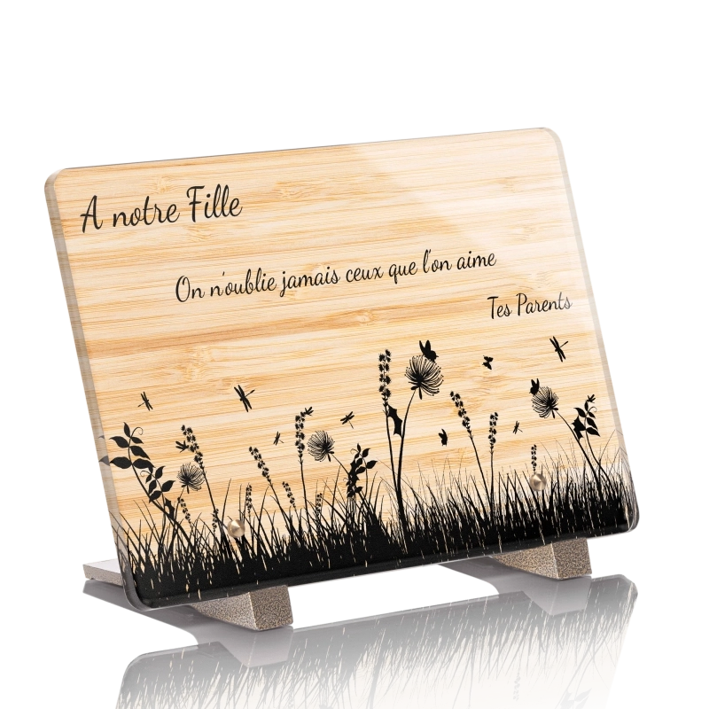 Plaque Funéraire Bois Bamboo Champ Plaque Funéraire Bois Bamboo Champ