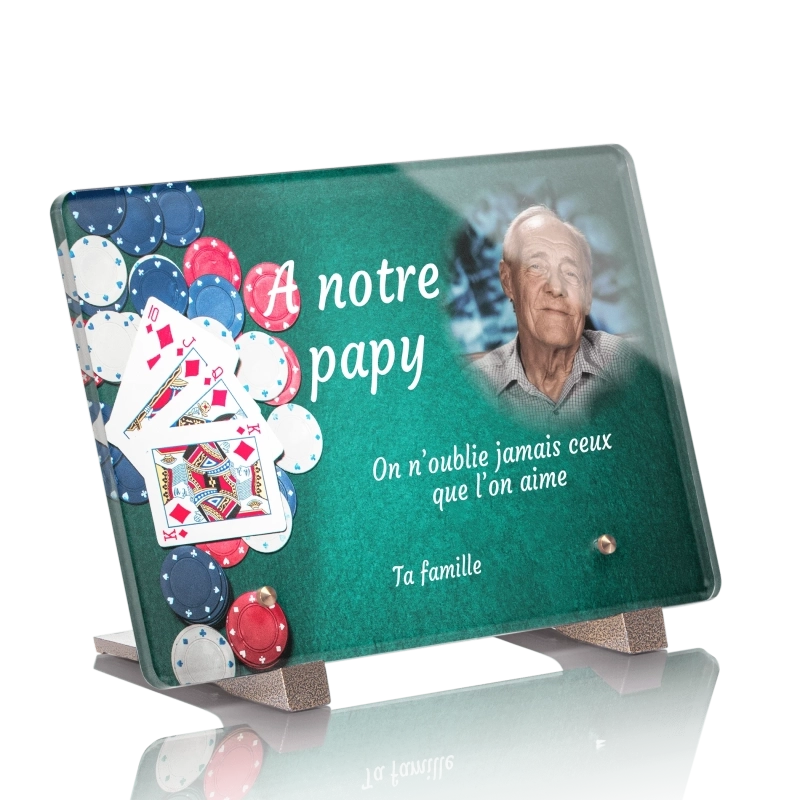 Plaque Funéraire Poker Plaque Funéraire Poker