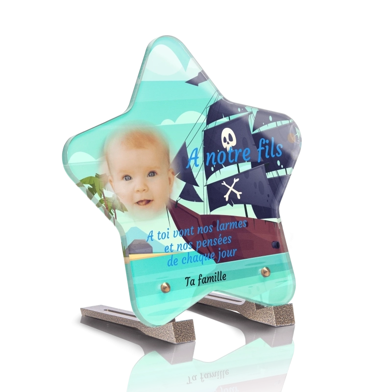 Plaque Funéraire Etoile Enfant Pirate Plaque Funéraire Etoile Enfant Pirate