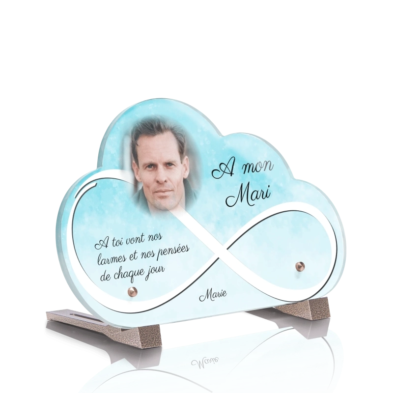 Plaque Funéraire Nuage Infini Plaque Funéraire Nuage Infini