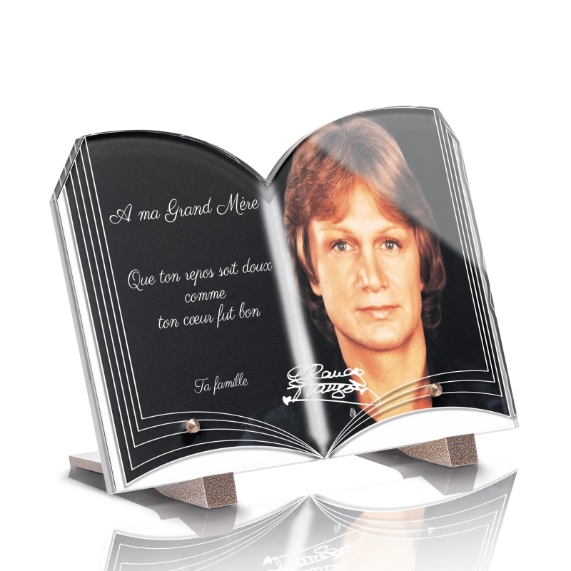 Plaque Funéraire Livre Claude François Plaque Funéraire Livre Claude François