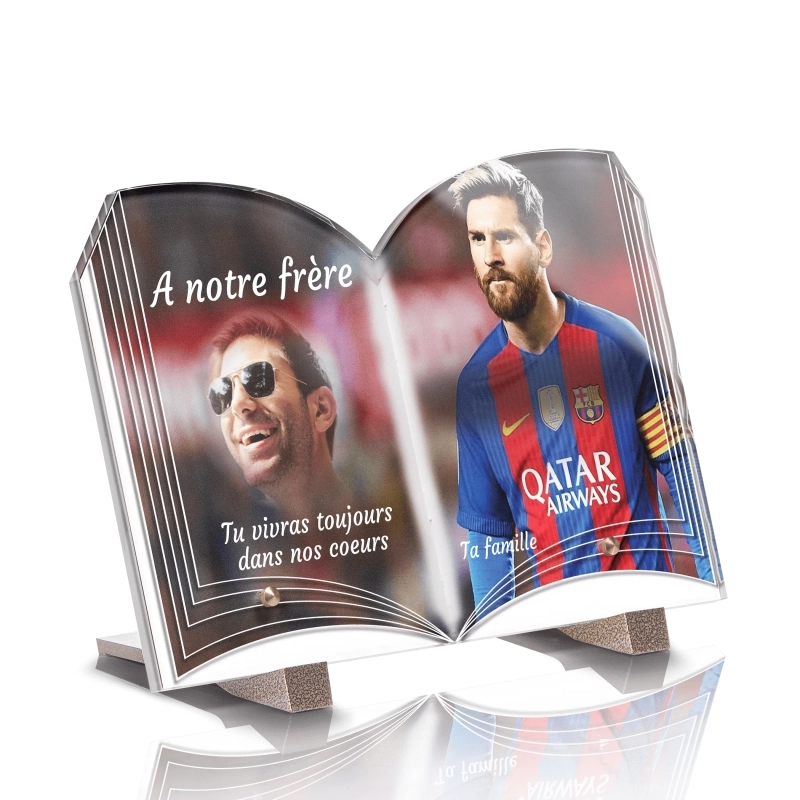 Plaque pour Tombe Livre Lionel Messi Plaque pour Tombe Livre Lionel Messi
