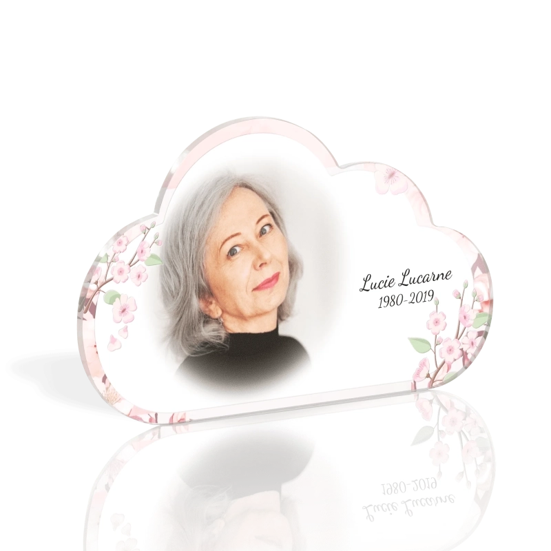 Médaillon Funéraire Nuage Cerisier Médaillon Funéraire Nuage Cerisier