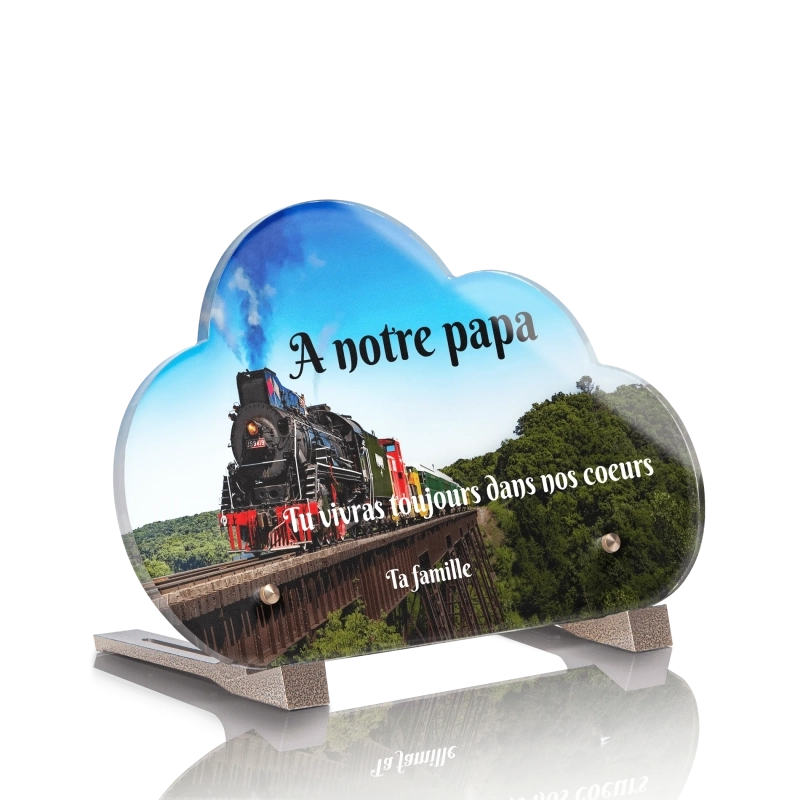 Plaque Funéraire Nuage Train 3 Plaque Funéraire Nuage Train 3