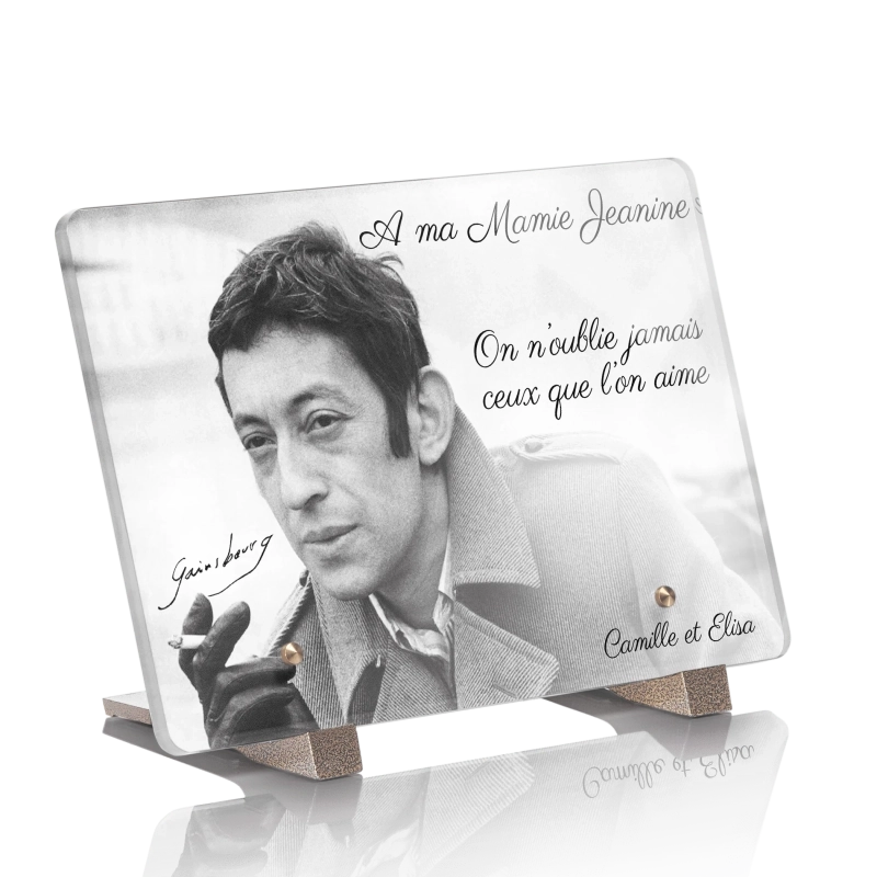 Plaque Funéraire Serge Gainsbourg
