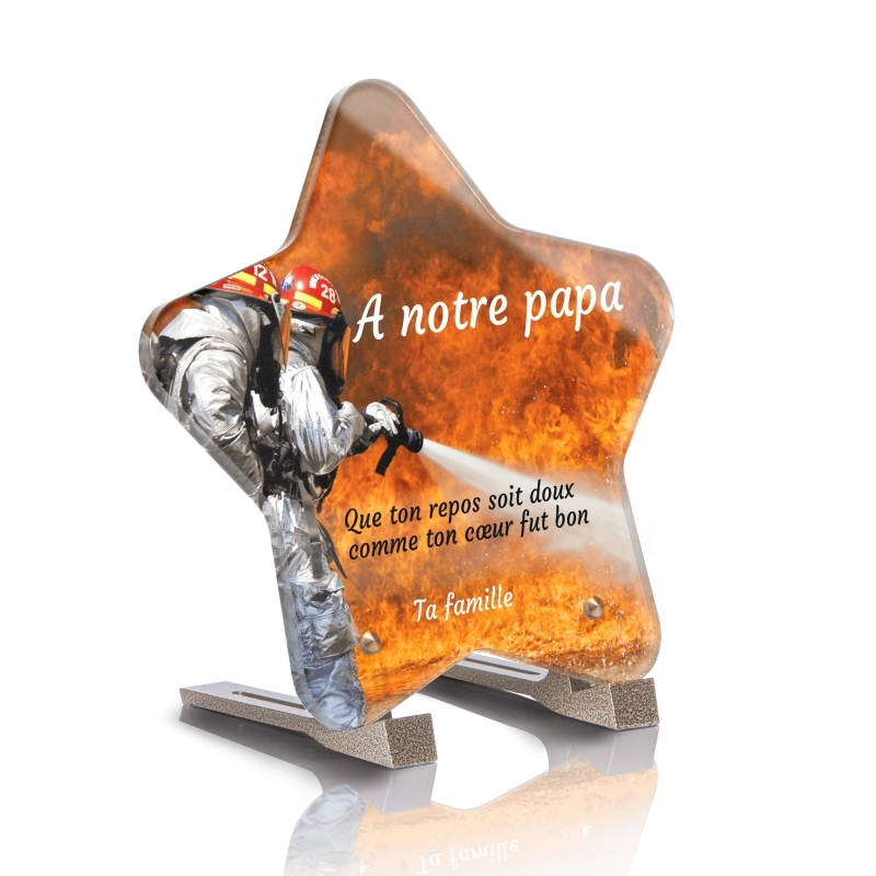 Plaque Funéraire Etoile Pompier Plaque Funéraire Etoile Pompier