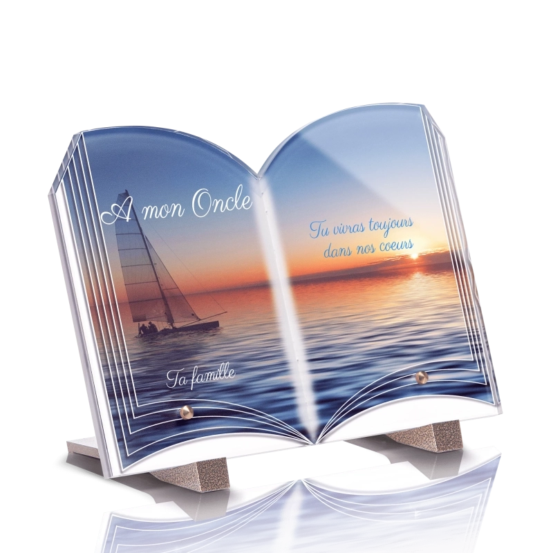 Plaque Funéraire Livre Bateau Plaque Funéraire Livre Bateau