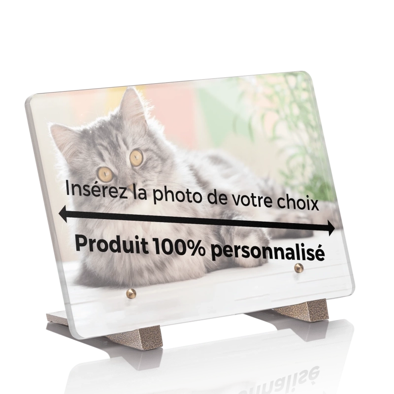 Plaque Funéraire 100% personnalisée pour chat