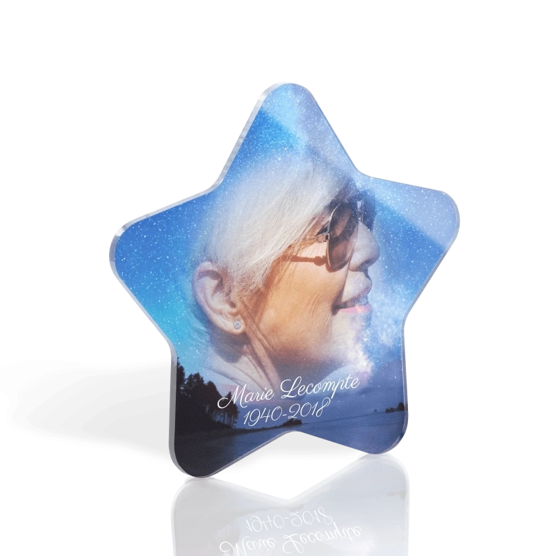 Médaillon Funéraire Etoile Ciel Étoilé Médaillon Funéraire Etoile Ciel Étoilé