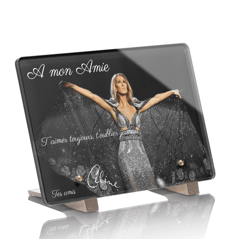 Plaque Cimetière Céline Dion