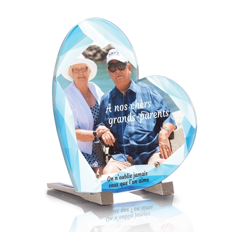 Plaque pour Tombe Coeur Moderne Plaque pour Tombe Coeur Moderne