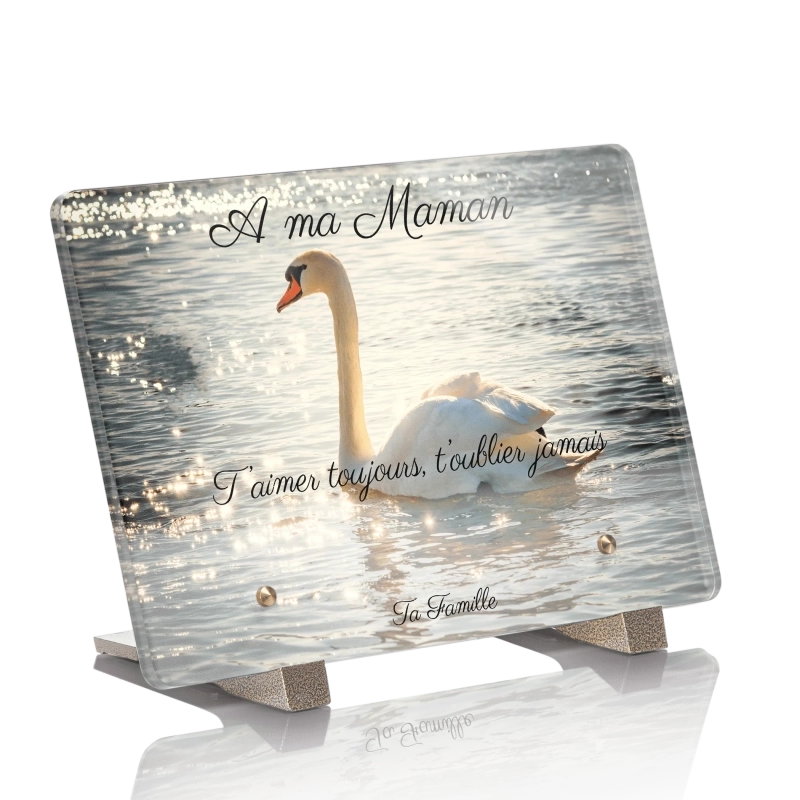 Plaque Tombale Cygne Plaque Tombale Cygne