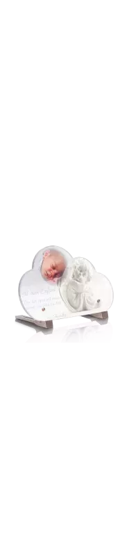 Plaque Fun raire Nuage Ange B b Le Coq Fun raire