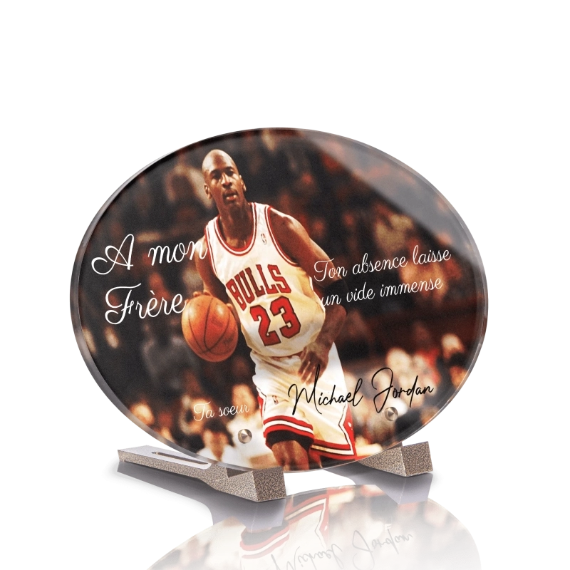 Plaque pour Tombe Ovale Michael Jordan Plaque pour Tombe Ovale Michael Jordan