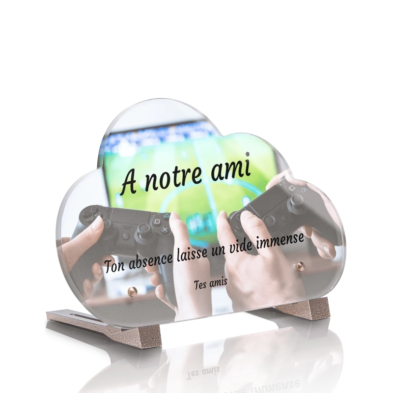 Plaque Funéraire Originale Nuage Jeu vidéo Plaque Funéraire Originale Nuage Jeu vidéo