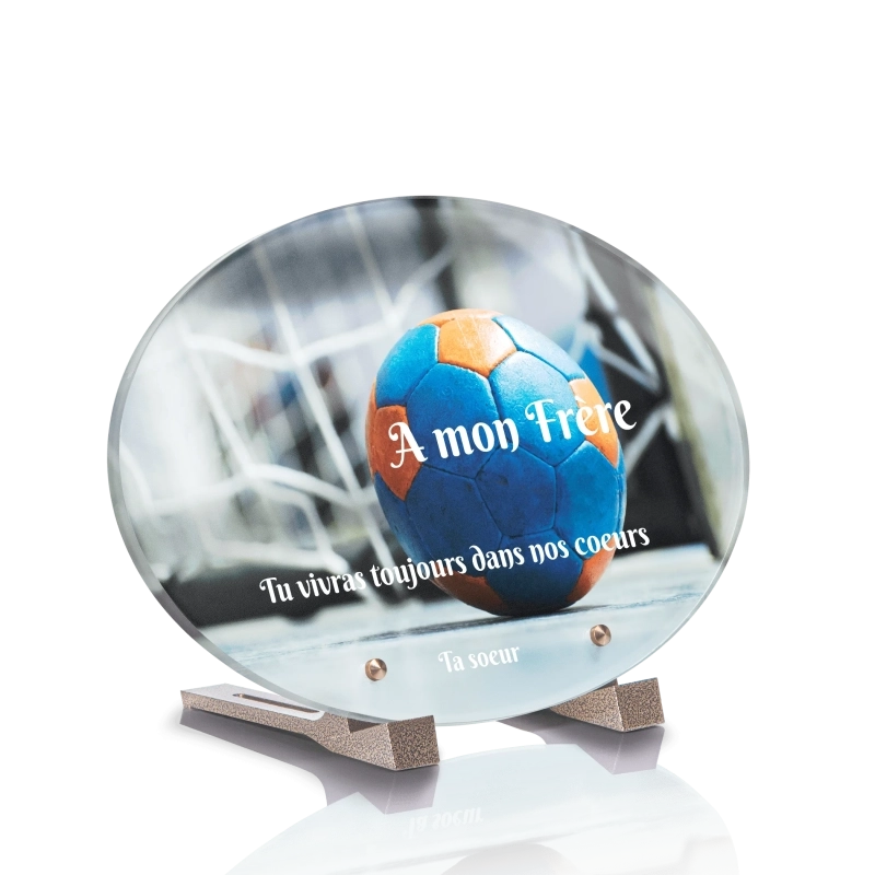 Plaque Funéraire Ovale Handball Plaque Funéraire Ovale Handball