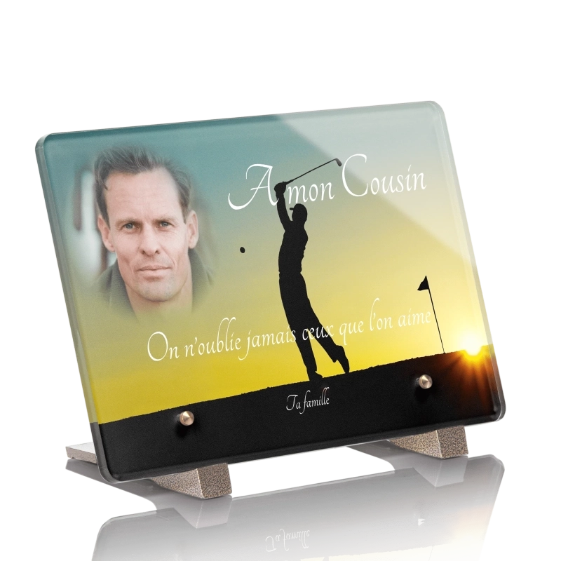 Plaque Funéraire Golf Plaque Funéraire Golf