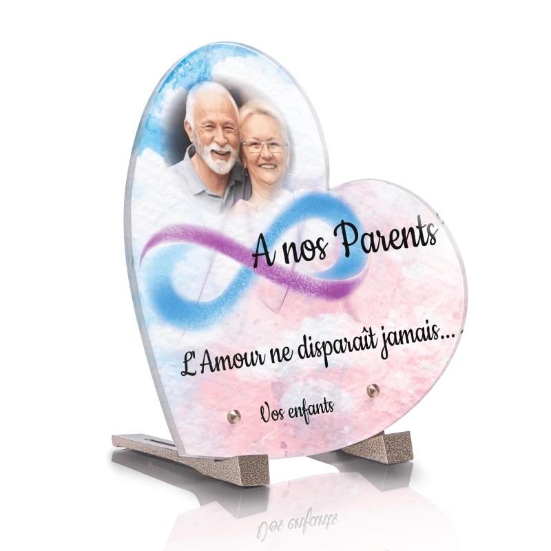 Plaque Funéraire Coeur Infini 2 Plaque Funéraire Coeur Infini 2