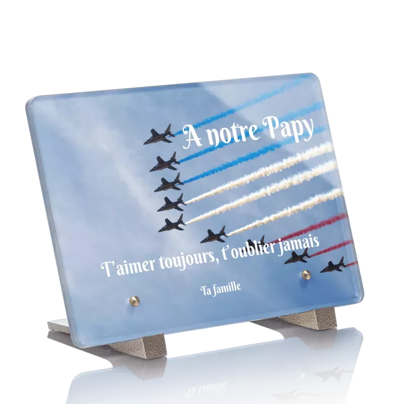 Plaque Funéraire Avion de Chasse Plaque Funéraire Avion de Chasse