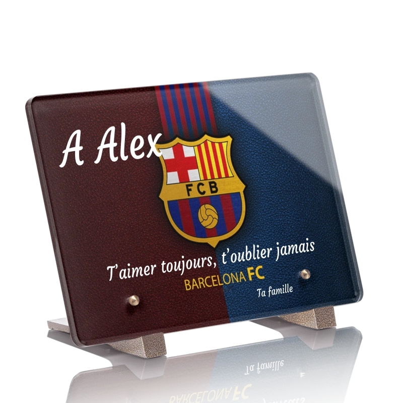 Plaque Funéraire Originale Foot FC Barcelone Plaque Funéraire Originale Foot FC Barcelone
