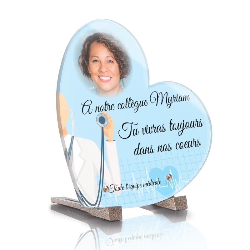 Plaque Funéraire Coeur Infirmier Plaque Funéraire Coeur Infirmier