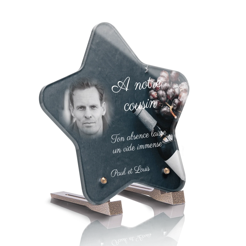 Plaque Funéraire Etoile Vin Plaque Funéraire Etoile Vin