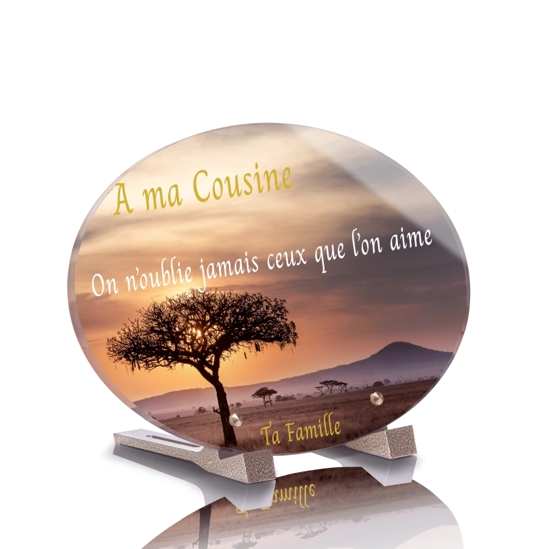 Plaque Funéraire Ovale Afrique Plaque Funéraire Ovale Afrique