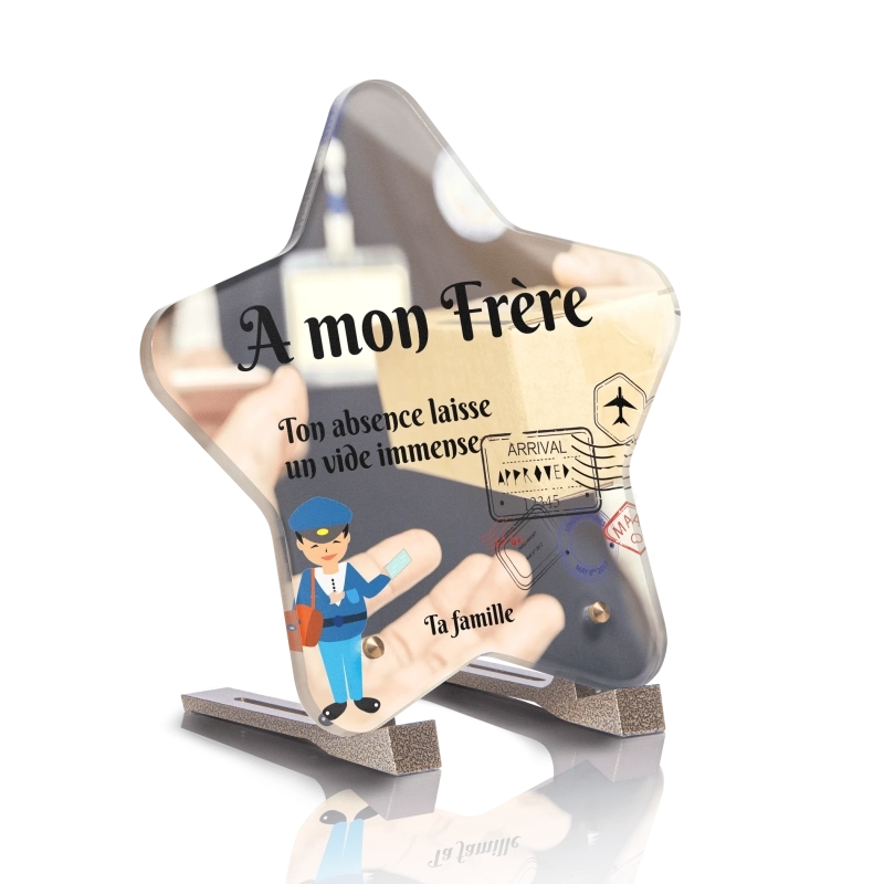 Plaque pour tombe Etoile Facteur Plaque pour tombe Etoile Facteur