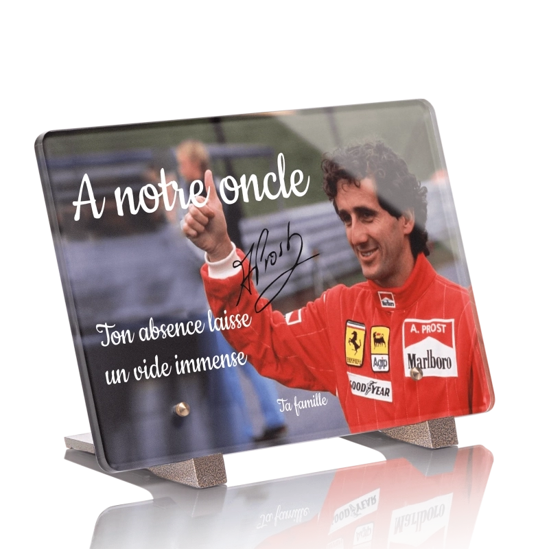 Plaque Funéraire Alain Prost