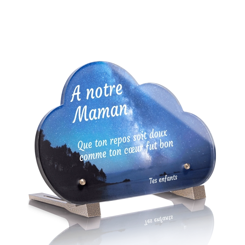 Plaque Funéraire Nuage Etoile Plaque Funéraire Nuage Etoile