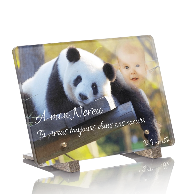 Plaque Tombale Panda