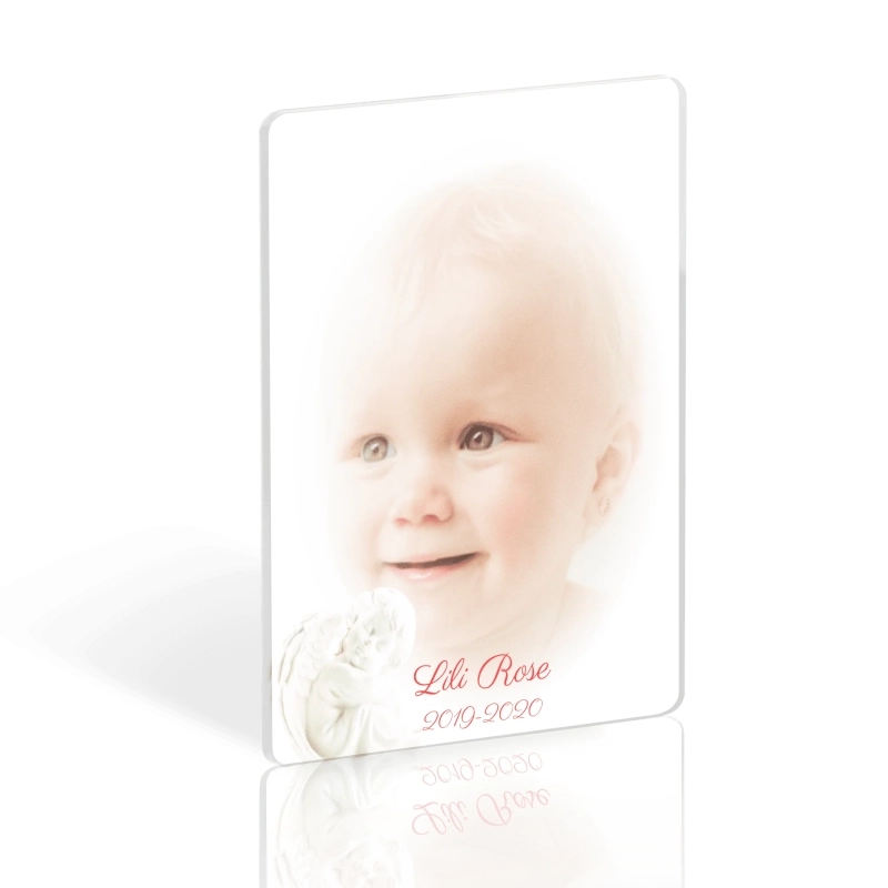 Médaillon Funéraire Rectangle Bébé Ange Médaillon Funéraire Rectangle Bébé Ange