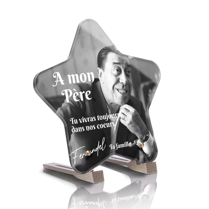 Plaque Funéraire Etoile Fernandel Plaque Funéraire Etoile Fernandel