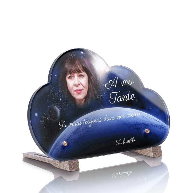 Plaque Funéraire Nuage Galaxie Plaque Funéraire Nuage Galaxie
