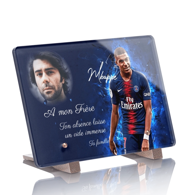 Plaque Funéraire Kylian Mbappé Plaque Funéraire Kylian Mbappé