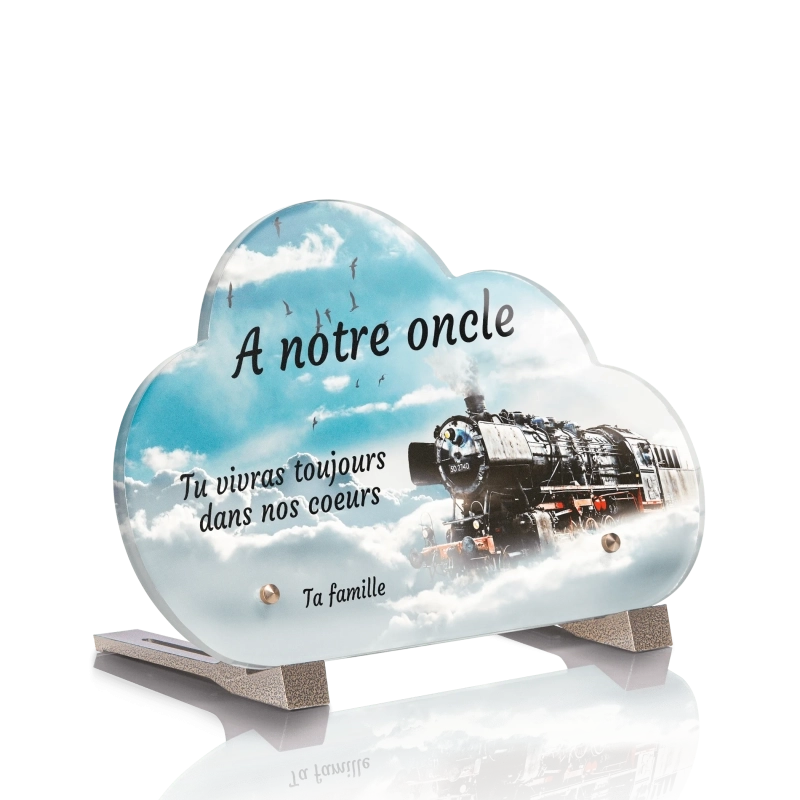 Plaque Funéraire Nuage Train 2 Plaque Funéraire Nuage Train 2