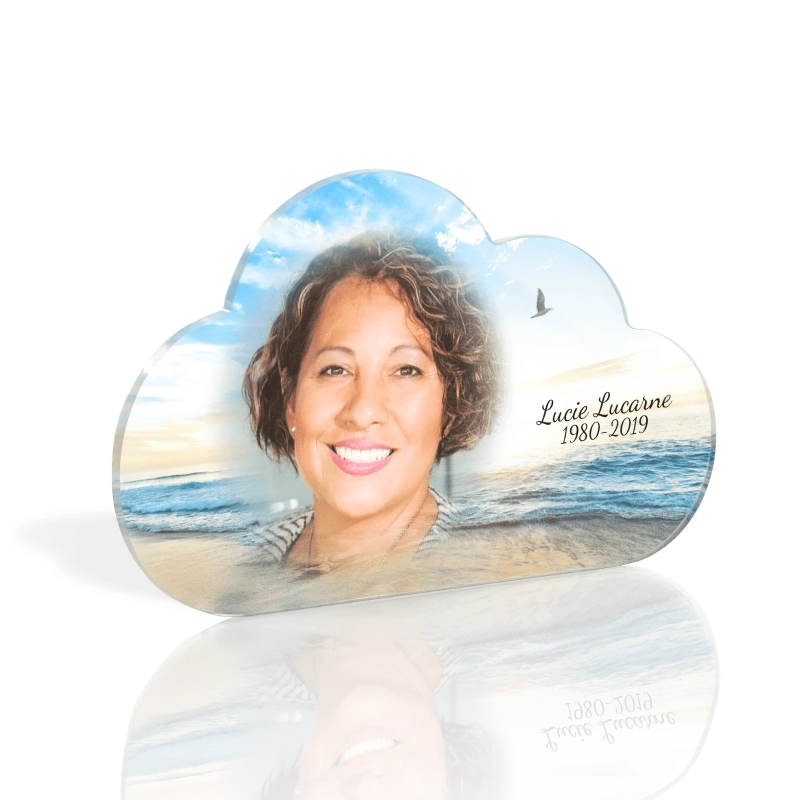 Médaillon Funéraire Nuage Océan Médaillon Funéraire Nuage Océan